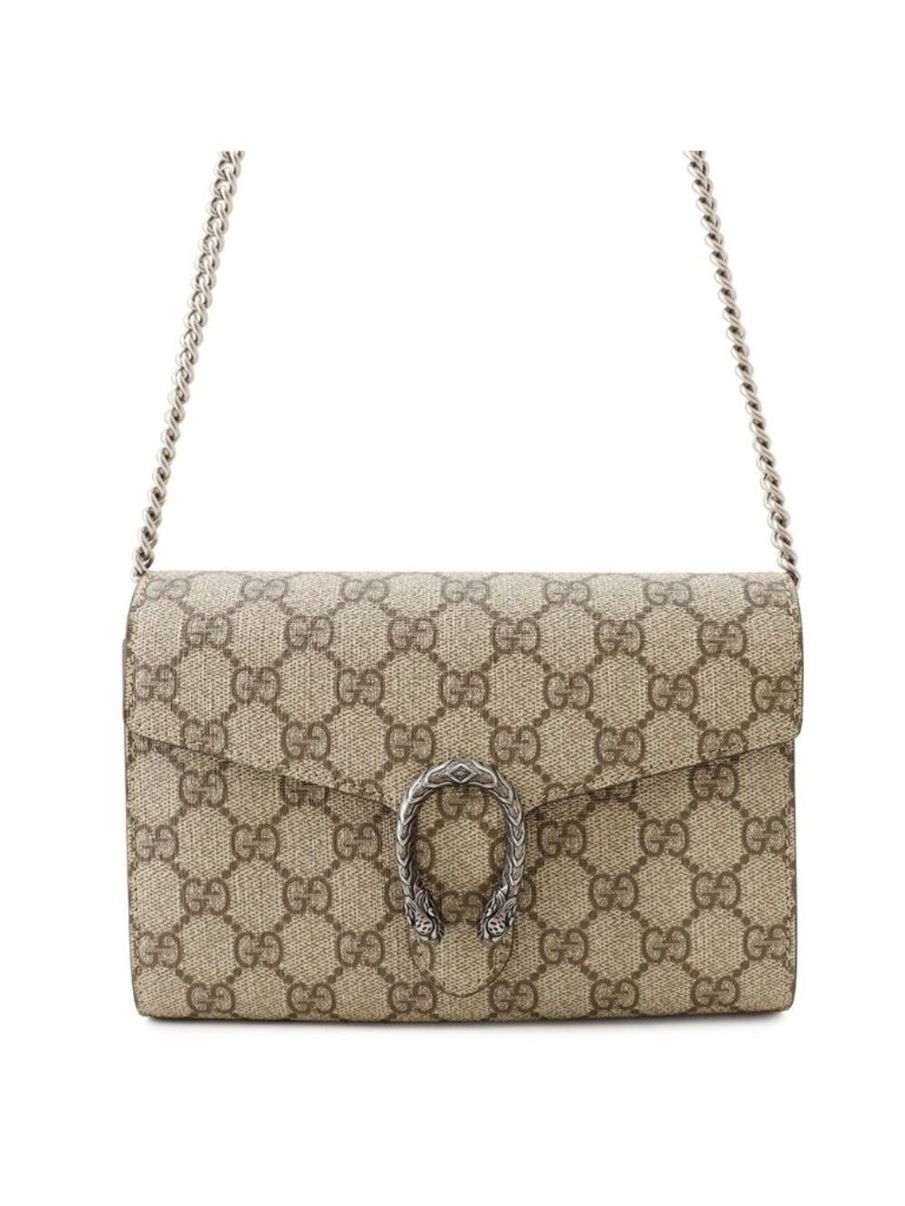 Gucci Chain Wallet Dionysus GG Supreme Shoulder Bag